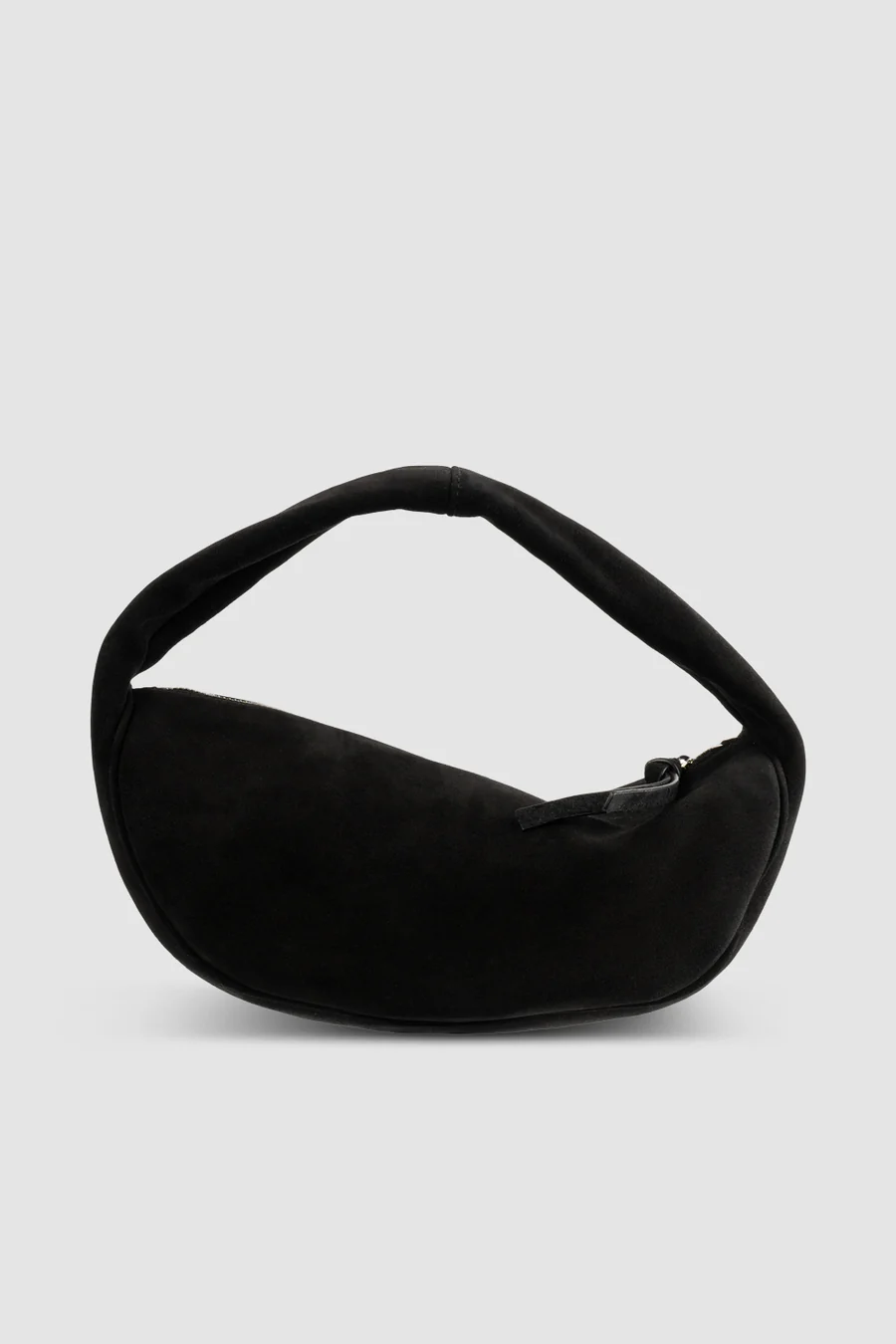 Black Shearling Hobo Bag