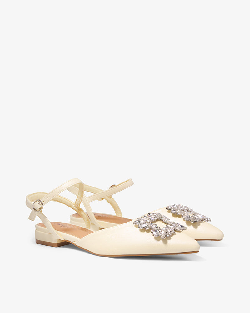 Yellow Crystal  Flats