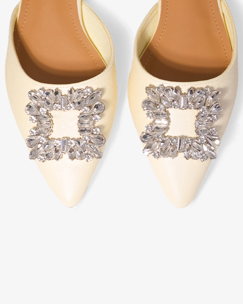 Yellow Crystal  Flats
