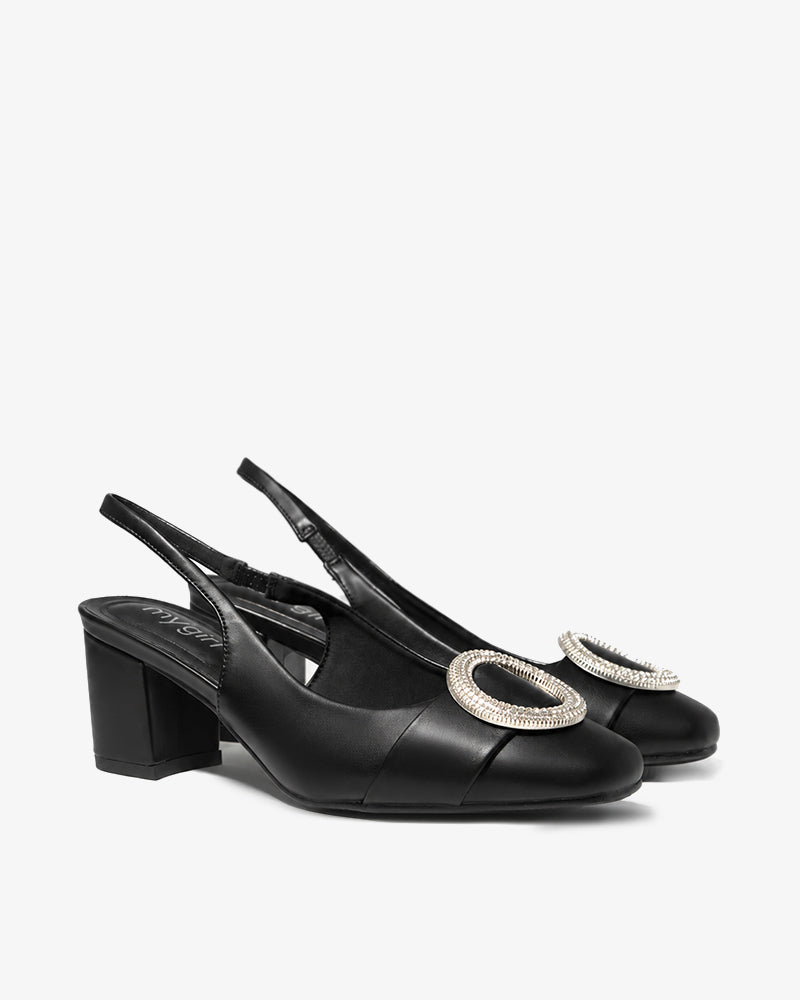 Sling-back Heels