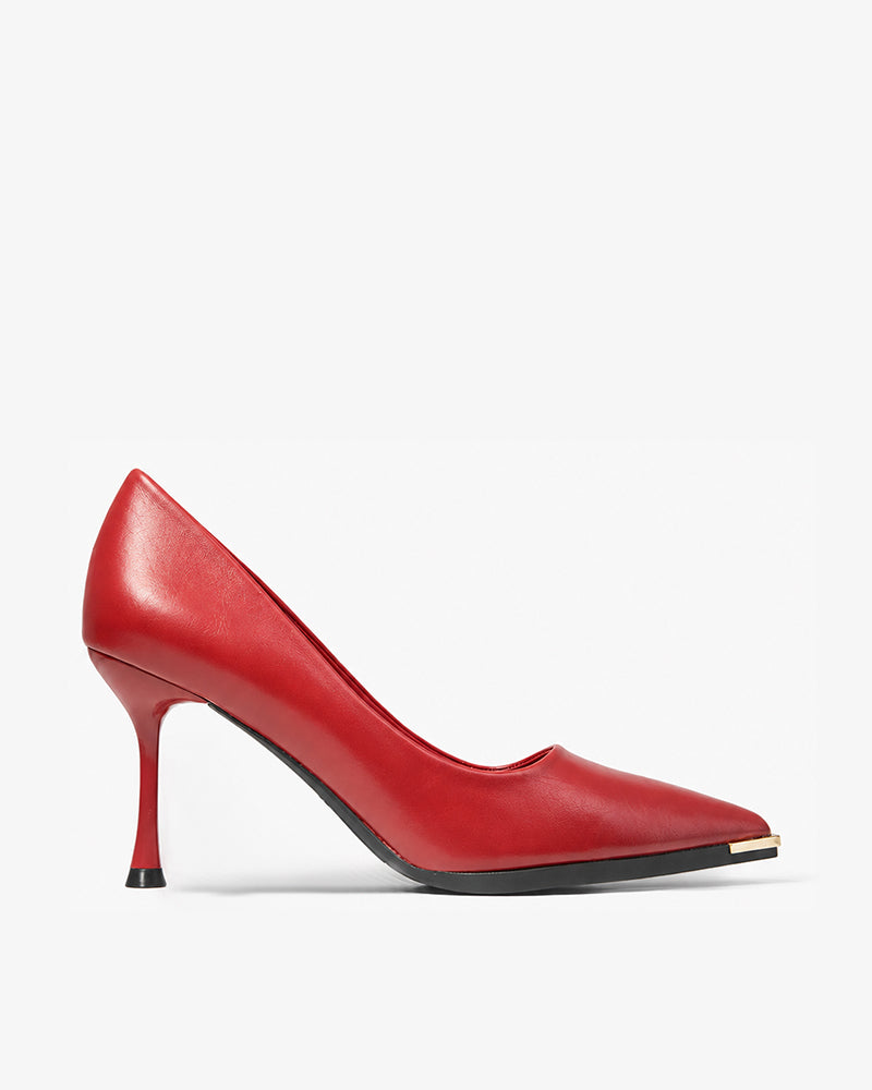 thin stiletto-style heels