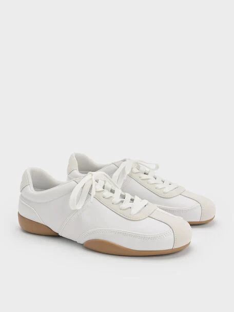 Louise Two-Tone Sneakers (White)