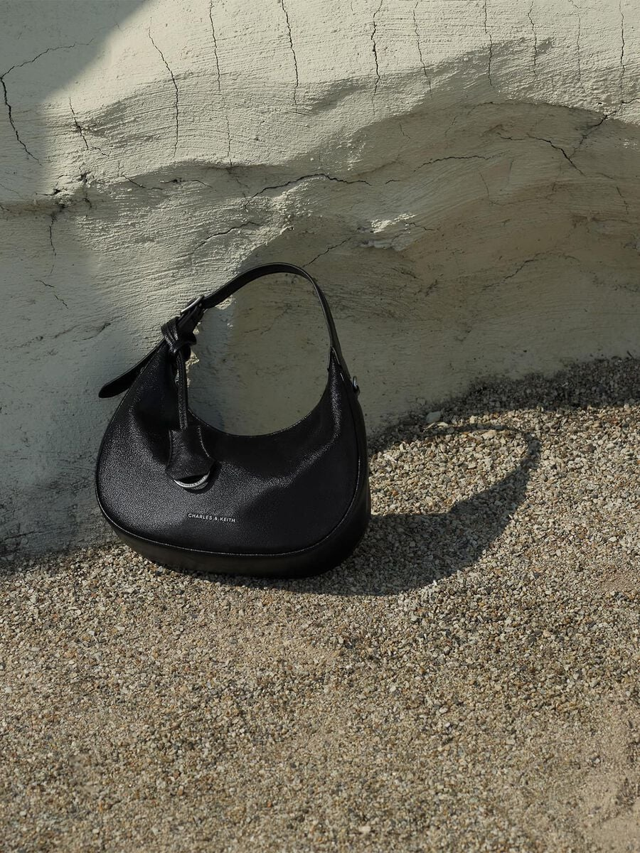 Chocolate Brown Leather Hobo Bag