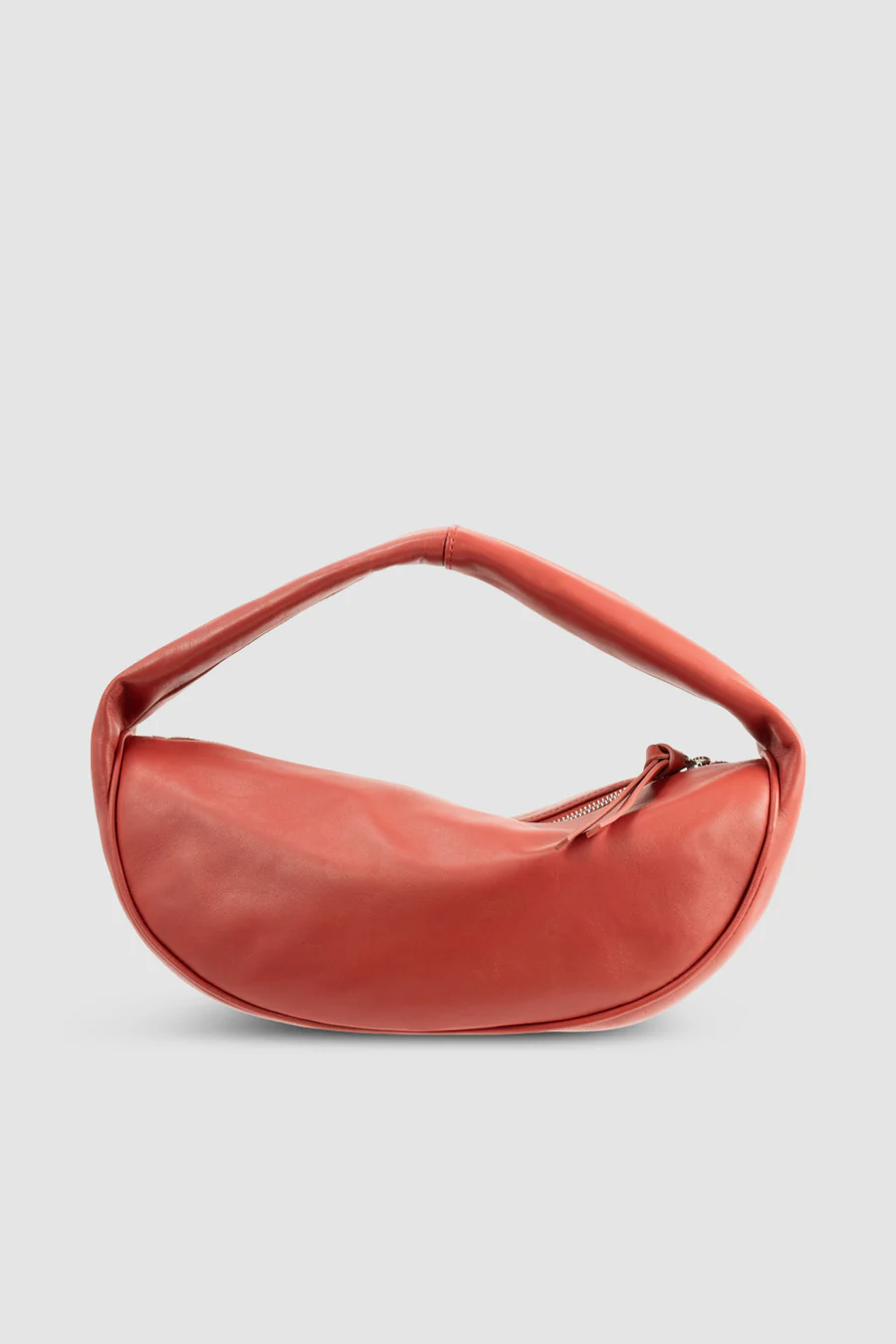 Red Leather Hobo Bag